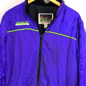 Vintage Arctic Cat Winter Jacket, Arcticwear Winter Coat, Size MT, Made In USA
